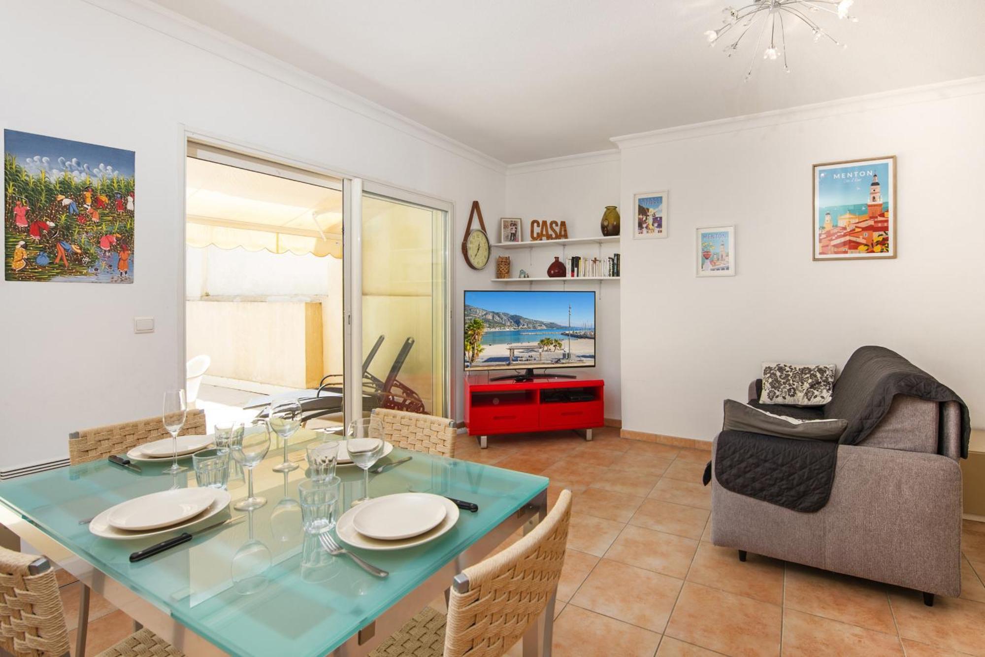 Ferienwohnung L'Imperial, Terrasse Menton Exterior foto